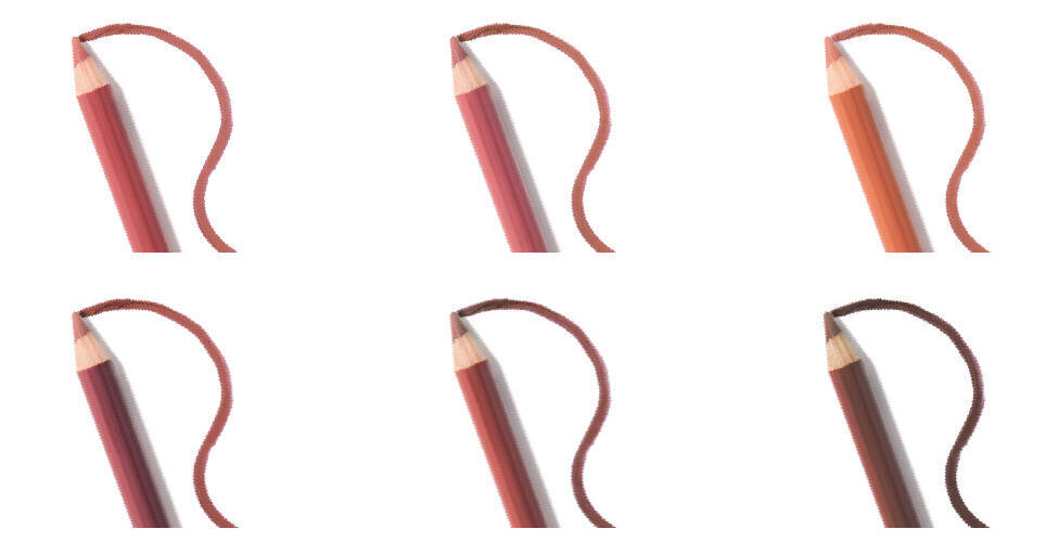 rms beauty、“ヌードカラー”を引き立てる色味となめらかな描き心地の6色リップペンシルが新登場！