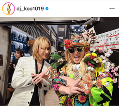 DJ KOO、YOSHIKIとの『紅白』舞台裏SHOTを公開し「オーラありすぎ」「豪華2SHOT！」の声