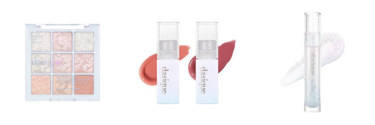 デイジーク、降り積もる雪の結晶9色のアイシャドウと2つのティント、グロスが”ホリデーコレクション”として登場！