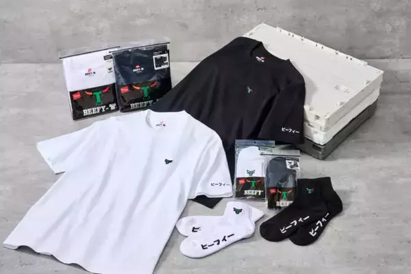 ヘインズ、セブン‐イレブンとの初のコラボアイテム「BEEFY-T」「BEEFYソックス」を7月11日より順次発売