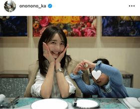おのののか、夫が撮影！娘とのキュートな親子SHOTを公開「髪の毛伸びたねって言われる」