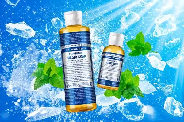 お風呂上りにエアコンいらずの爽快感！「ドクターブロナー マジックソープ ペパーミントセット」が限定発売