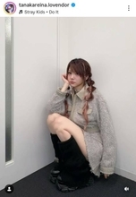 田中れいな、色白美脚が眩しいミニスカSHOTに反響「キュンキュン」「いつまでも美少女」