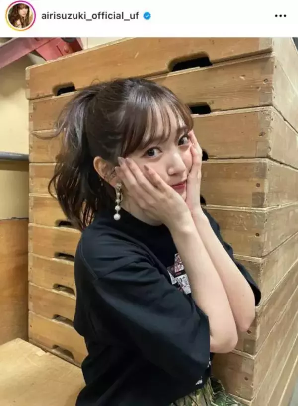 鈴木愛理「全てに感謝だなと思う今日この頃です」久々ポニーテールヘアの笑顔SHOT公開