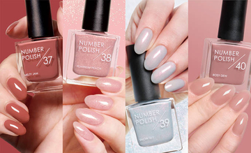 NUMBER POLISH、2025年WINTER うるうるとした血色感 優しく華やかなウィンターカラー登場