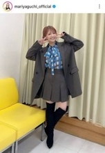 矢口真里、ほっそり美脚チラ見せの衣装SHOTに反響「最高です」「天使のような可愛さ」