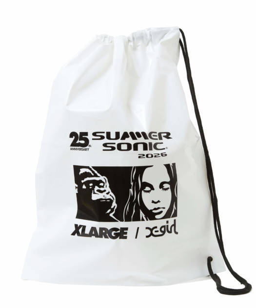 XLARGE・X-girl・サマソニのコラボTシャツが7月4日に発売。フィメールラッパー・3Li¥enを起用したキービジュアル公開