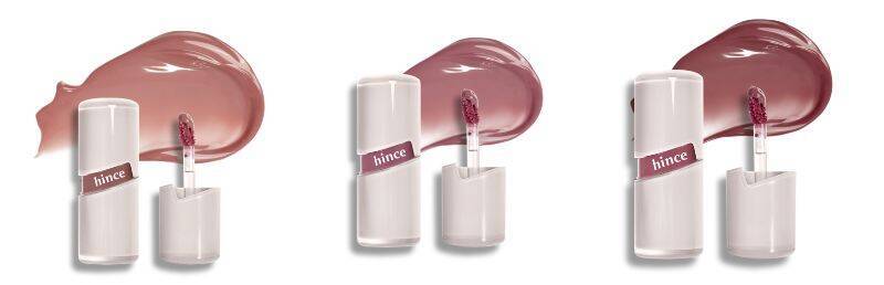 hince、「ロウグロウジェルティント」から彩度を抑えたミューテッドカラー新3色が登場