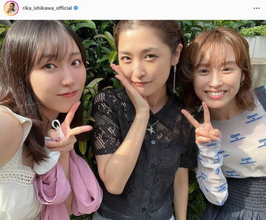 「豪華すぎます」石川梨華、高橋愛・譜久村聖との“新旧モー娘。”3SHOTにファン興奮「夢のような組み合わせ」