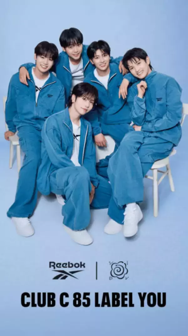全員10代の日本人5人組ボーイズグループ・VIBY、Reebok「CLUB C 85 LABEL YOU」モデルキャンペーンビジュアルを解禁