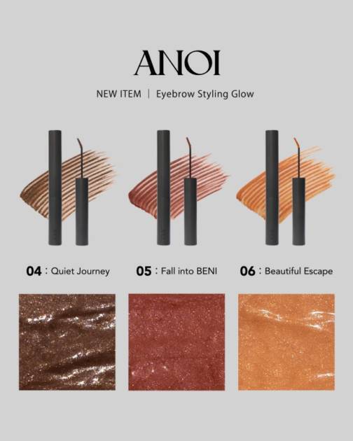 ANOI、「アイブロウ スタイリング グロウ」の新作コレクションが登場