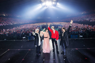 ジェジュンのライブツアー東京公演にSUGIZO、HYDE、中島美嘉がスペシャルゲストとして参加！4人で「GLAMOROUS SKY」披露