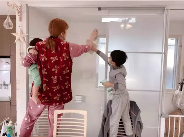 「オススメします」辻希美、“一石二鳥”なおうち時間の家族SHOT公開