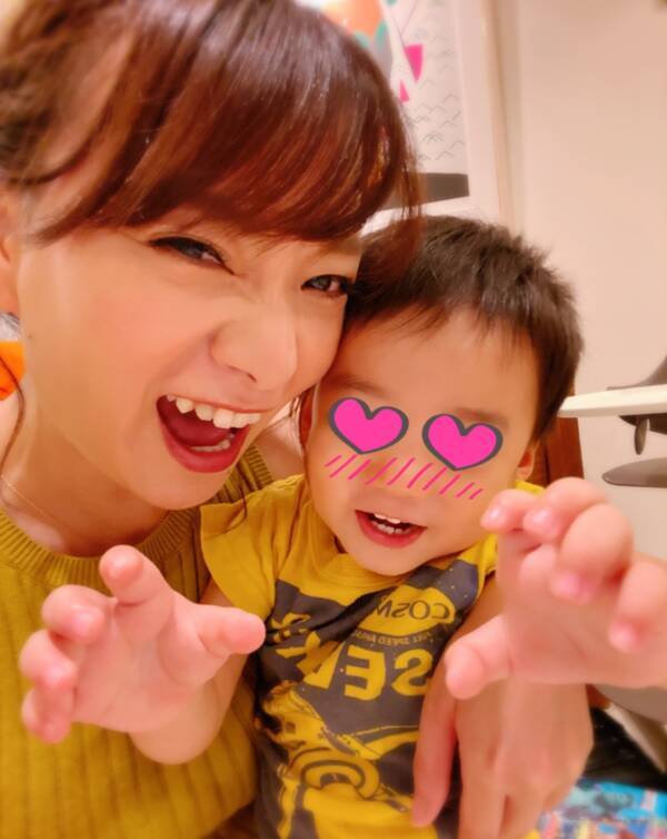 保田圭 息子との ガォーな瞬間 Shotに 可愛い 息子さんいい表情 の声 年7月18日 エキサイトニュース