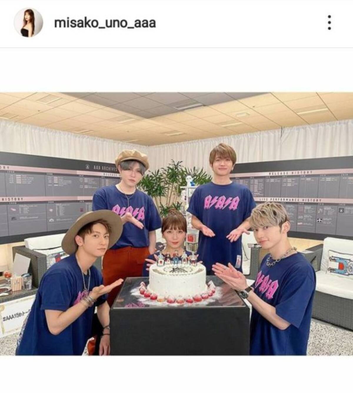 a宇野実彩子 デビュー15周年の メンバー集合shot に やっぱり5人は最強 一生追いかけます 年9月15日 エキサイトニュース