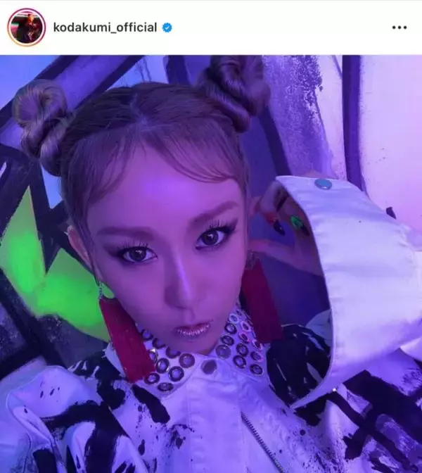 倖田來未、つり目×キラキラリップの“強め”メイクSHOT公開「宇宙でいちばんかわいい」「女神」