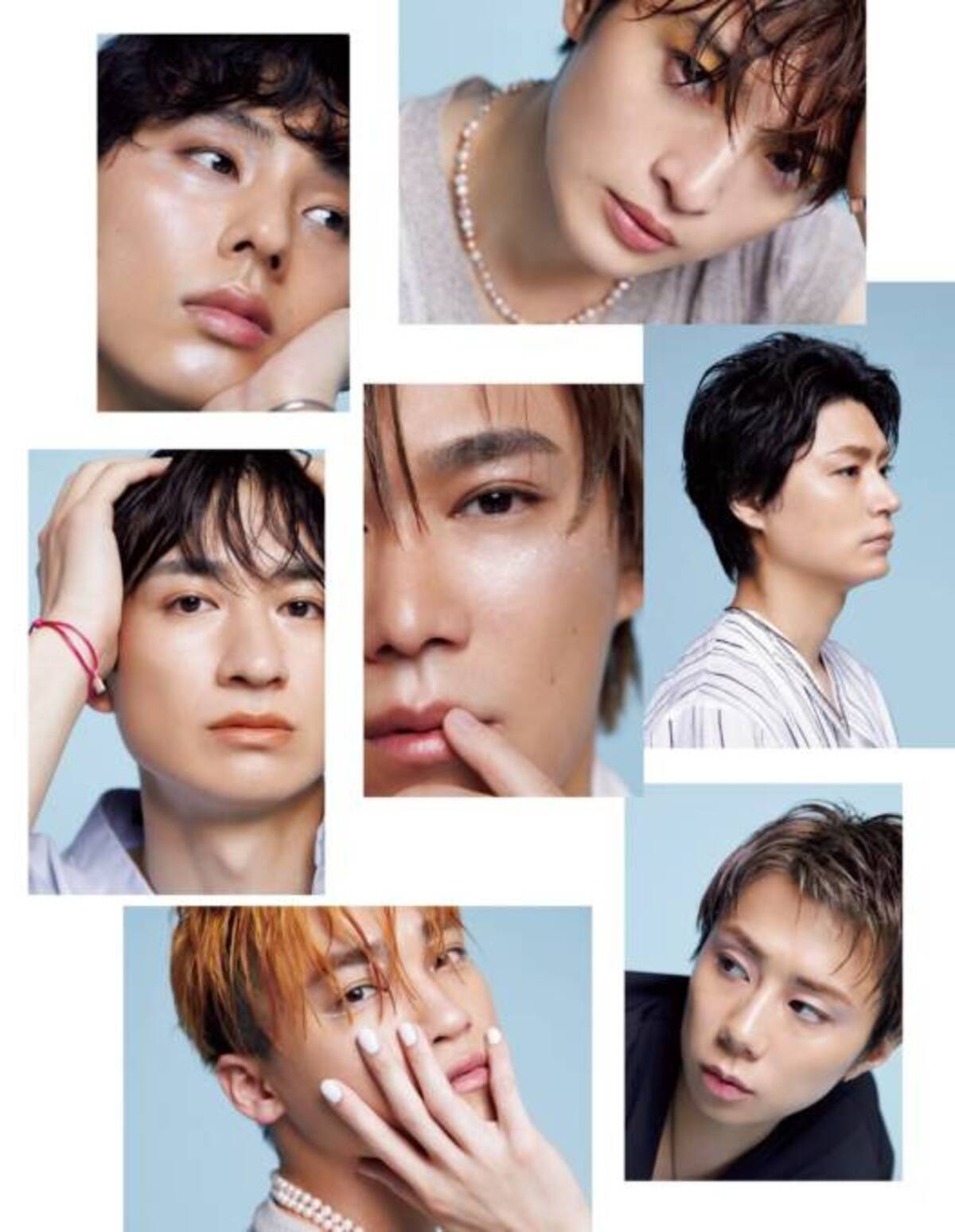 Kis My Ft2 メイク をテーマにした7人の美ビジュアル披露 2021年2月21日 エキサイトニュース