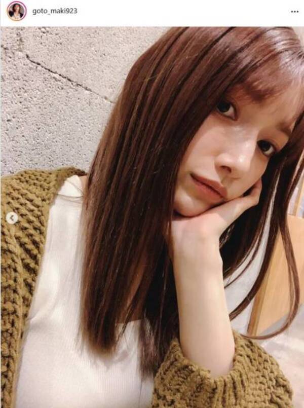 肩だしにキュン 後藤真希 オシャレは我慢 な春服shotに反響 本当に可愛い 21年2月26日 エキサイトニュース