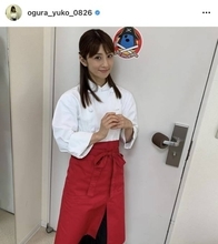小倉優子、朝食の手作りフレンチトースト＆コック姿を公開「子供さん達が羨ましいぃ～」「いつも綺麗」