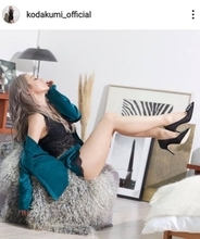 倖田來未、美脚のヒールSHOT＆オーバーサイズコーデに反響「セクシーさ全開」「ビジュアル最高すぎる」