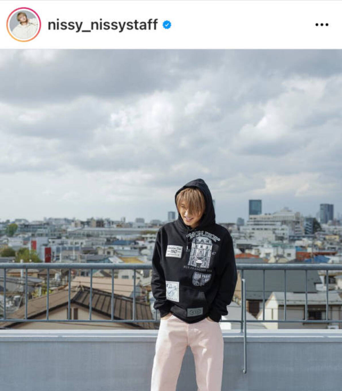 Nissy(西島隆弘)、パーカー姿のお茶目SHOT＆AAAラストツアーへの思い  