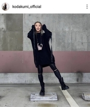 「足細すぎる」倖田來未、“脚長効果”を意識したミニワンピSHOTに反響「ビジュアル優勝」