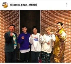 ピコ太郎、EXO-CBXとの記念写真公開し、世界中から喜びの声