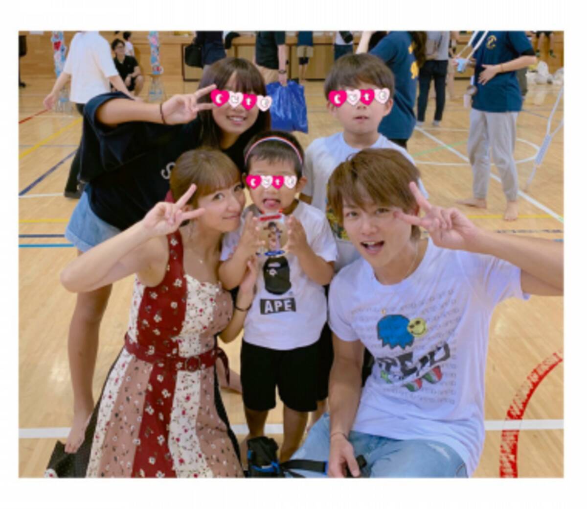 辻希美 次男の保育園最後の運動会で家族5人ショット 胸キュンが止まらず 18年10月8日 エキサイトニュース