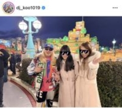 DJ KOO、家族でユニバ満喫！休日の親子3SHOT公開「僕を発見してくれる人も多くてw」