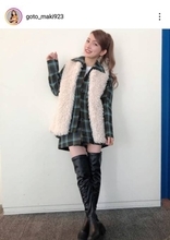 「若い時と変わらない」後藤真希、“絶対領域”見せたニーハイブーツSHOTをファン絶賛「スタイルいい」