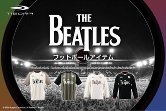 TIGORAがビートルズとコラボ。ロゴやグラフィックを取り入れたサッカーコレクションで音楽を纏う