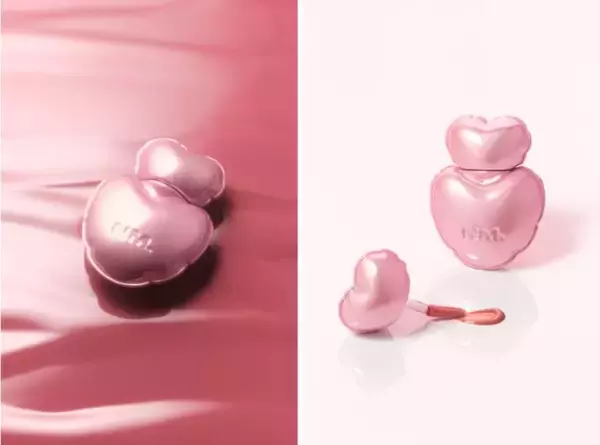 NAMING.、ツヤと立体感を宿すメタリックピンクの新作ハートグロスが日本限定登場