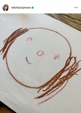 藤本美貴、3歳次女が描いた長女の絵を公開！成長感じる仕上がりに「スゴく上手」「めちゃ可愛い」