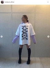 倖田來未、美脚際立つニーハイブーツコーデに反響「可愛いって罪」「めっちゃオシャレで素敵」