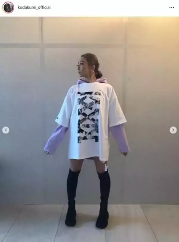 倖田來未、美脚際立つニーハイブーツコーデに反響「可愛いって罪」「めっちゃオシャレで素敵」