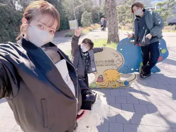 「ザ休日」辻希美、三男＆次女を連れて水族館へ！ほっこり家族SHOT公開「また行きたいね」