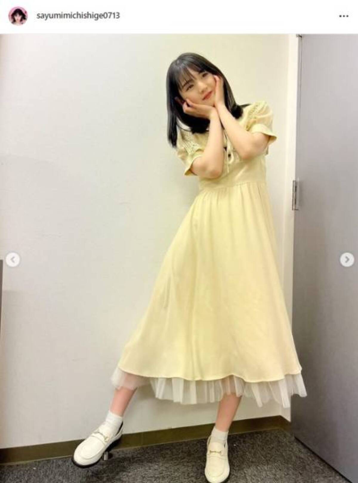 道重さゆみ 美スタイルのワンピースshotに 清楚なお嬢様 ほんとに可愛らしい の声 22年5月4日 エキサイトニュース