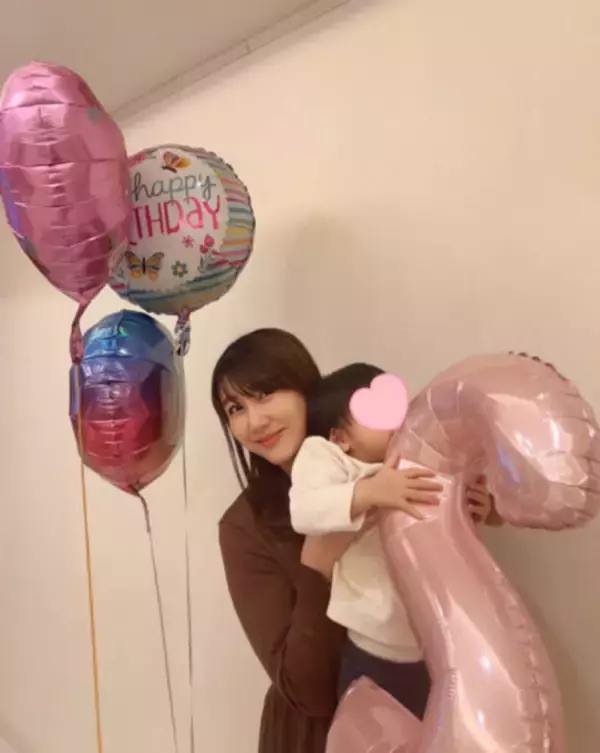 安めぐみ、次女の2歳バースデーSHOT公開！成長にしみじみ「我が家の癒しの存在」