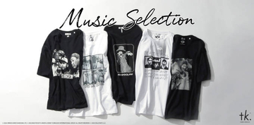 tk.TAKEO KIKUCHI、90年代を象徴する3組の世界的アーティストをフィーチャーしたTシャツ発売