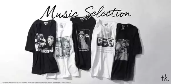 tk.TAKEO KIKUCHI、90年代を象徴する3組の世界的アーティストをフィーチャーしたTシャツ発売