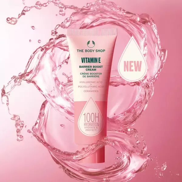 ザボディショップ、肌本来の保湿バリアを守り潤いあふれる肌へ導く「E バリア ブースト クリーム」誕生