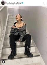 「デコルテ神」倖田來未、美鎖骨全開の肌見せコーデをファン称賛「色っぽい」「安定の綺麗さ」