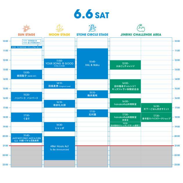 『FUJI ＆ SUN’26』タイムテーブル公開｜くるり、never young beachら出演、6月6日～7日開催