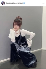 田中れいな、美スタイル際立つセットアップSHOTに絶賛の声「似合っててかわいすぎっっ」「綺麗」