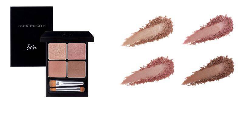 &be、大人気4色アイカラーパレットに春の表情を温かく彩るミルキーロゼカラーが限定登場！