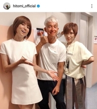 hitomi、マーク・パンサー＆TRF・YU-KIとの“小室ファミリー”集合SHOTに「懐かしい」「最高の1枚」の声