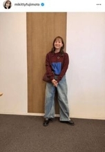 藤本美貴、カジュアルな私服SHOTに反響「可愛い！」「めっちゃ似合ってます」