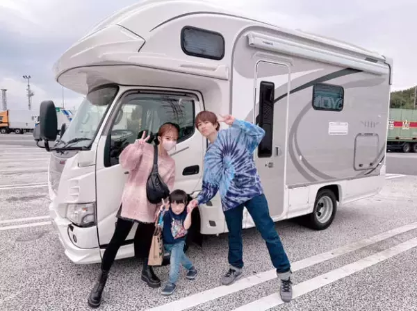 辻希美、家族6人乗れるサイズのキャンピングカーで“旅行気分”なドライブへ「楽しかったです」