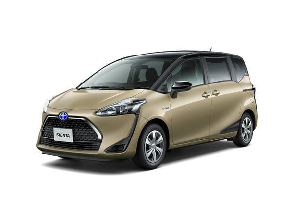 トヨタ、人気のミニミニバン「シエンタ」マイナーチェンジ、2列シート 