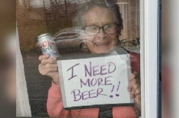 酒豪 93歳のおばあちゃん 自宅隔離中に ビール足りない と訴えたら本社から大量に届く 年4月21日 エキサイトニュース